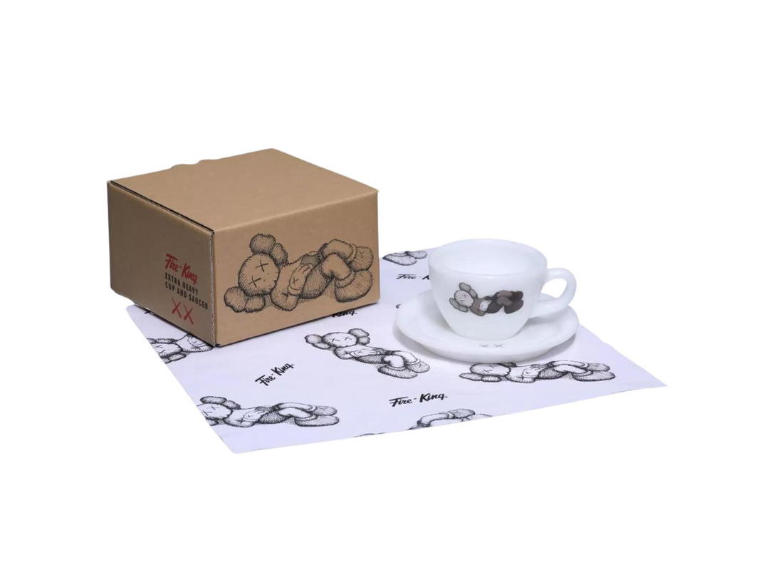 Kaws Kaws Tokyo First Holiday Companion Fire-King Cup & Saucer
