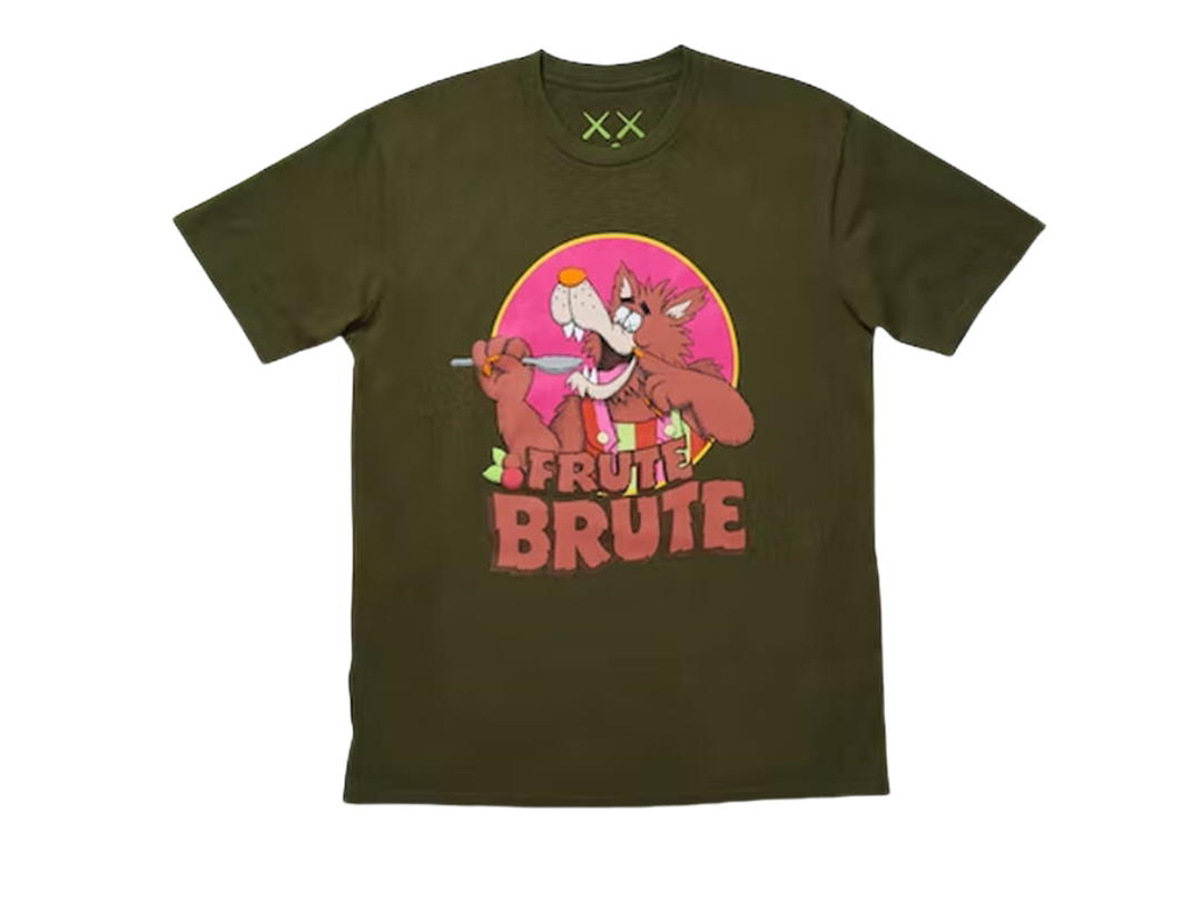 Kaws Kaws x Monsters Frute Brute T-Shirt Olive
