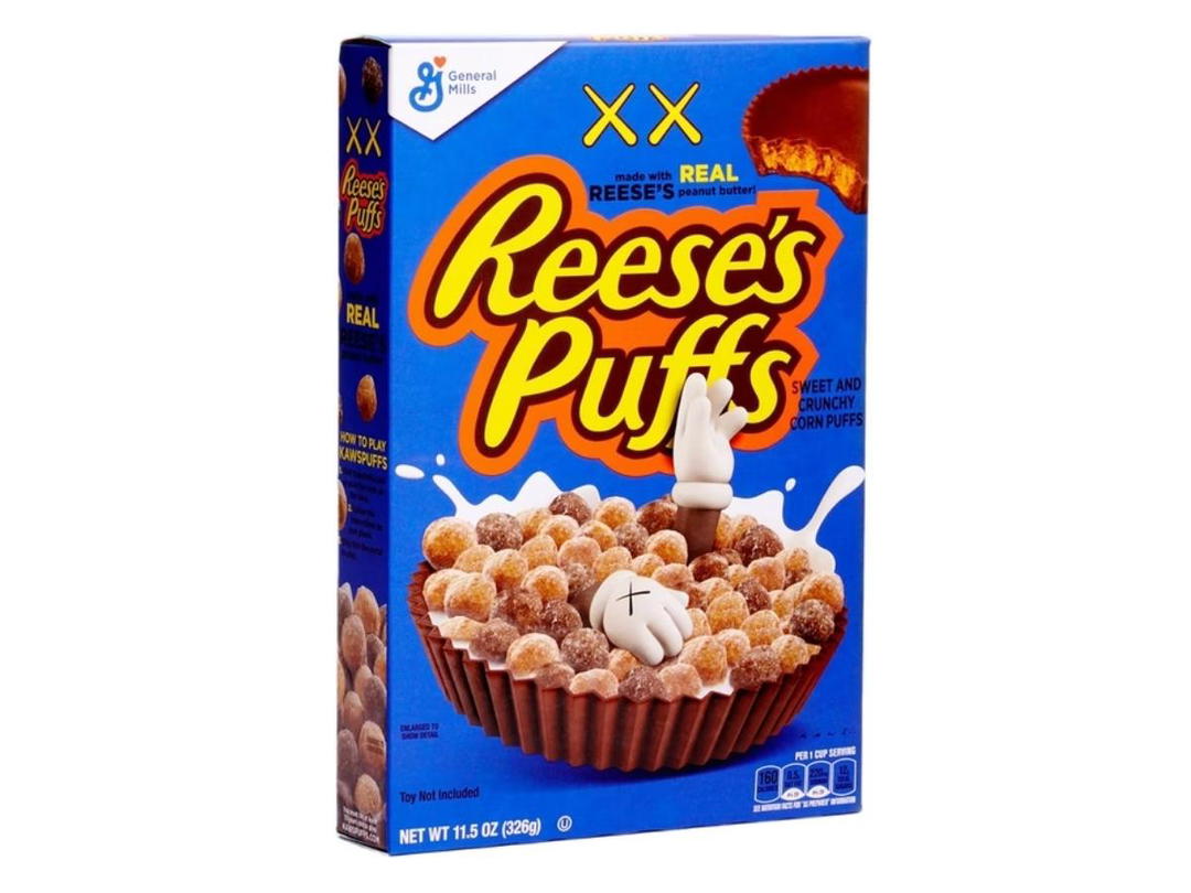 Kaws Kaws X Reese's Puffs Limited Edition Cereal (Not Fit For Human Consumption) Blue