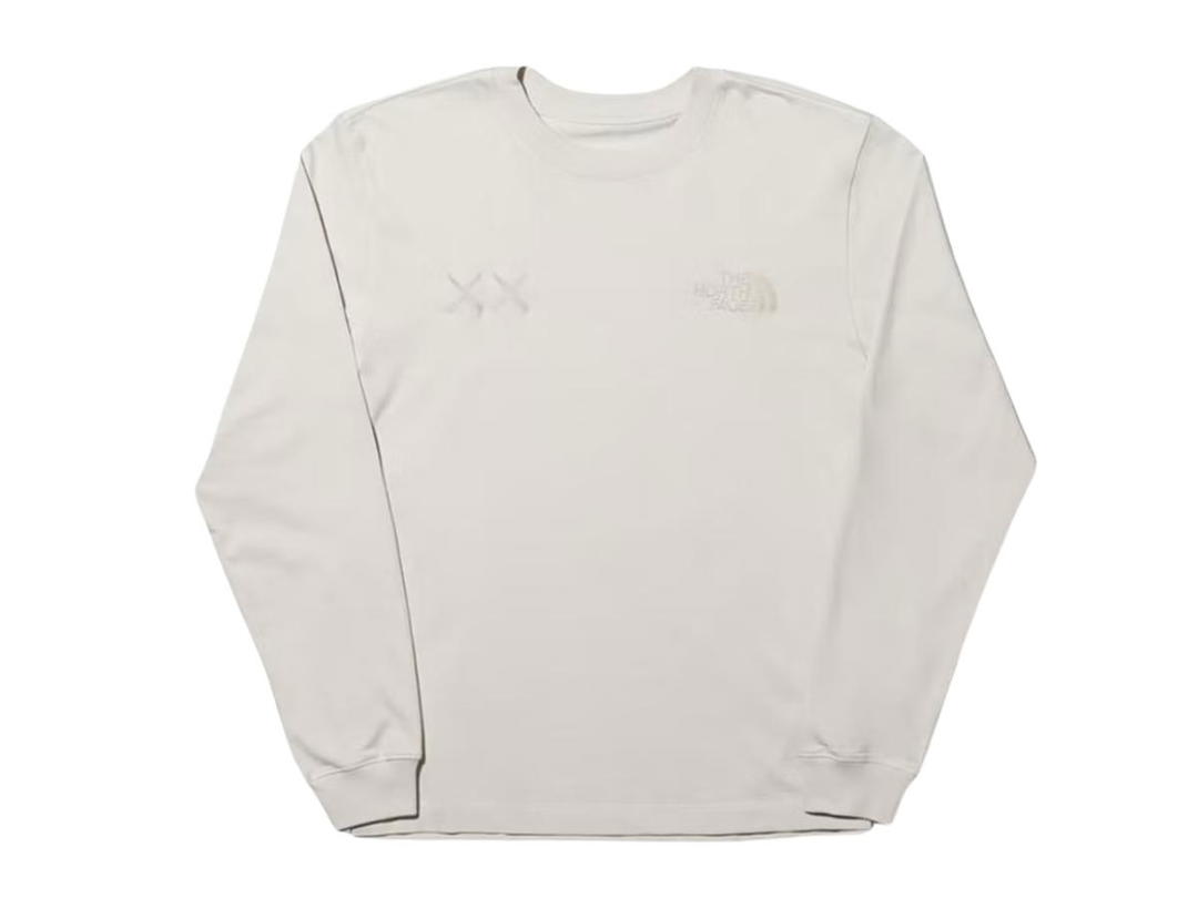 Kaws KAWS x The North Face L/S T-shirt Moonlight Ivory