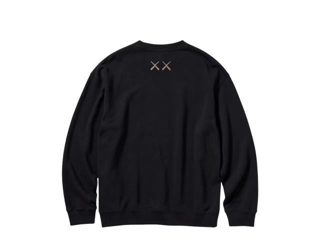 Kaws KAWS x Uniqlo Longsleeve Sweatshirt Black - view 2