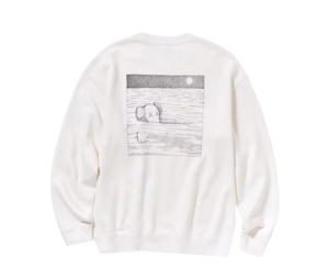 Buy KAWS x Uniqlo Longsleeve Sweatshirt Off White at Sasom – Authentic and Ready to Ship