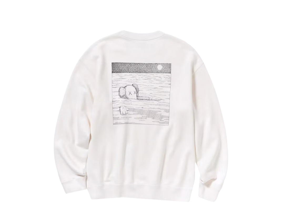 Kaws KAWS x Uniqlo Longsleeve Sweatshirt Off White
