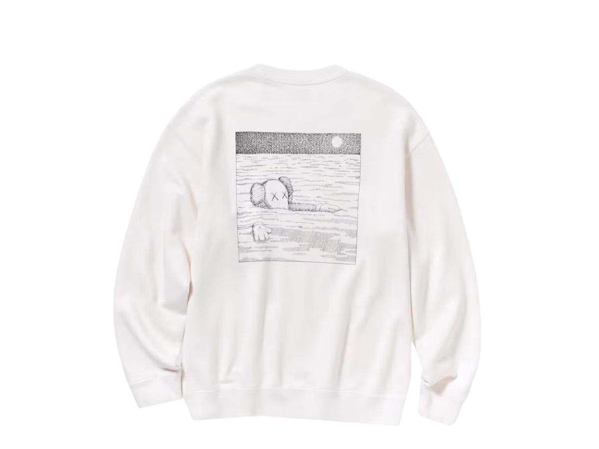Kaws KAWS x Uniqlo Longsleeve Sweatshirt Off White