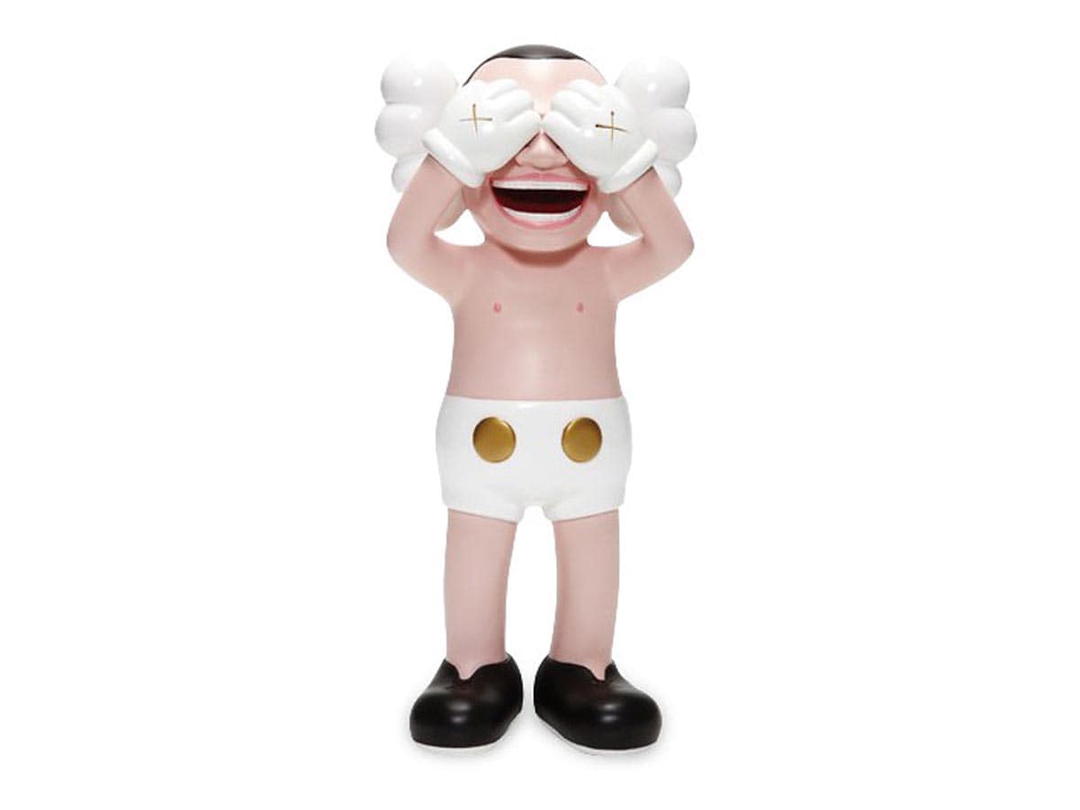 Kaws KAWS Yue Minjun Companion Vinyl Figure Pink