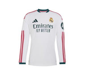 Buy adidas Real Madrid Long Sleeve Jersey 26/27 Home (Player Grade) at Sasom – Authentic and Ready to Ship