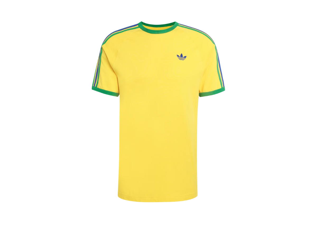 Buy adidas 3-Stripes T-Shirt Eqt Yellow Green Collegiate Royal at Sasom – Authentic and Ready to Ship