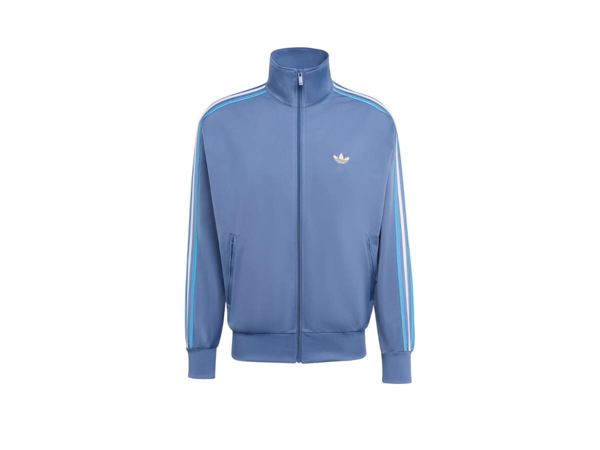 adidas adidas Firebird Track Top Crew Blue Light Blue White