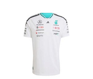 Buy adidas Mercedes Amg Petronas Formula 1 Team Driver Jersey Authentic White at Sasom – Authentic and Ready to Ship