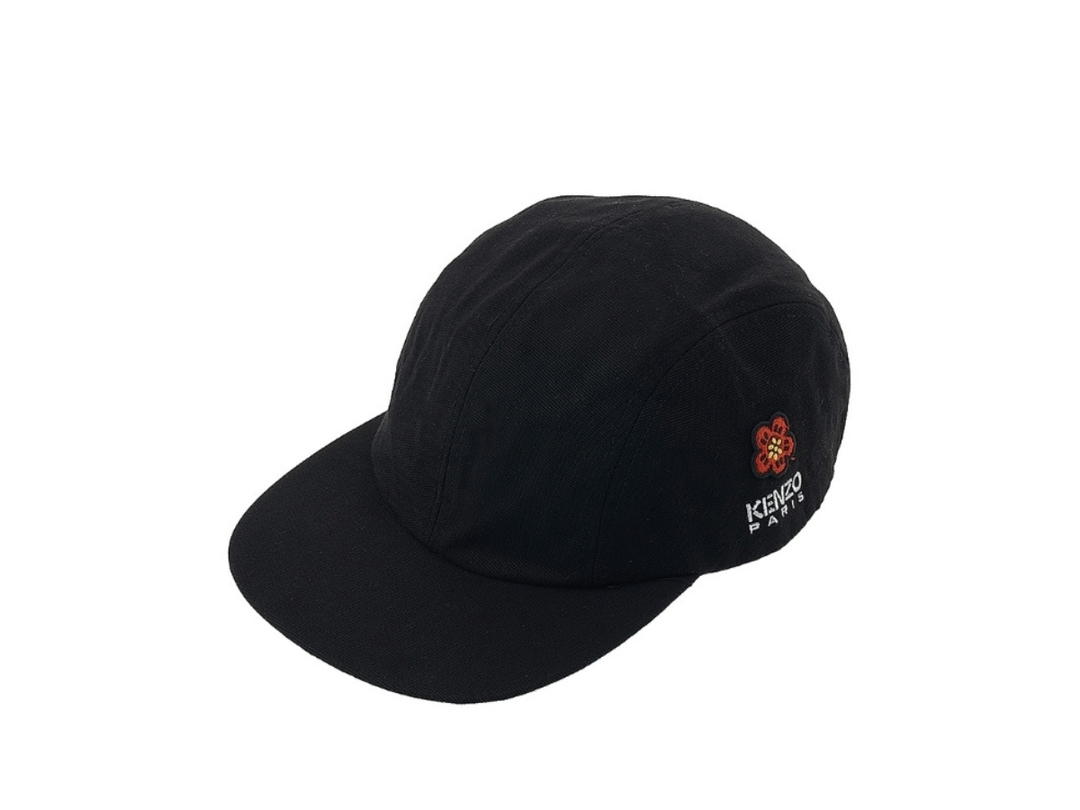 Kenzo Kenzo Boke Flower Cotton Baseball Hat Black