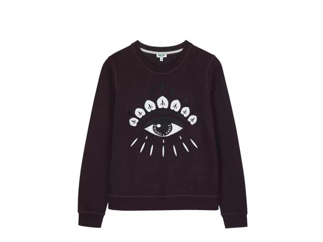 Kenzo Kenzo Eye Classic Ladies Long Sleeve Plum Purple