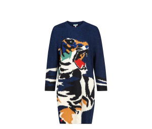 Buy Kenzo Robe Au Genou Tiger Head Blue at Sasom – Authentic and Ready to Ship