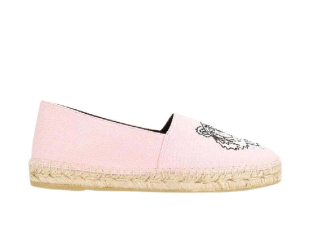 Kenzo Kenzo Tiger Logo Embroidered Espadrille Faded Pink (Women's)