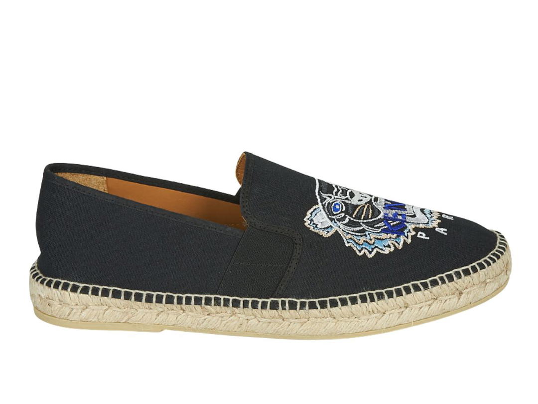 Kenzo Kenzo Espadrille Elastique Tiger Head Black