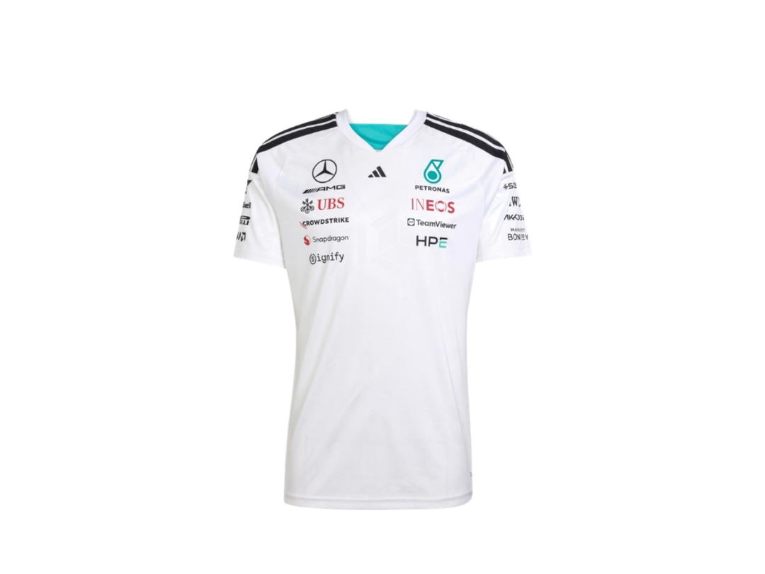 adidas adidas Mercedes Amg Petronas Formula 1 Team Driver Jersey White