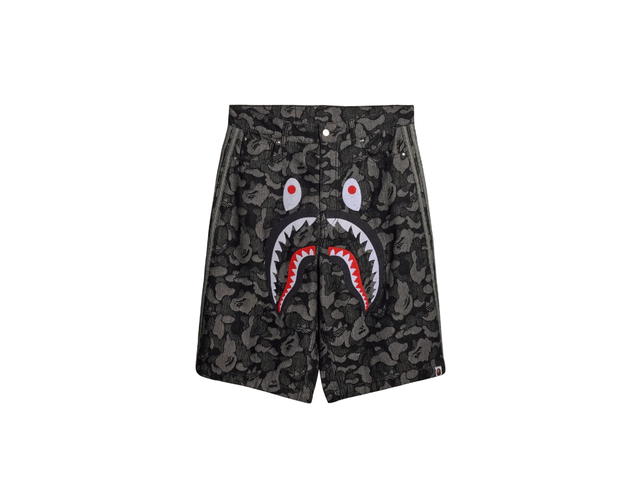 adidas adidas x BAPE Shark Denim  Black - view 1