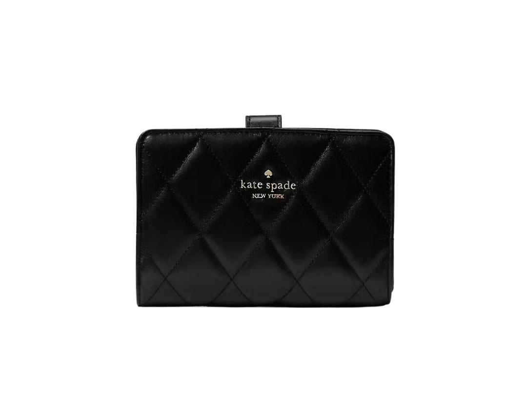 Katespade Katespade Carey Medium Compact Bifold Wallet in Black