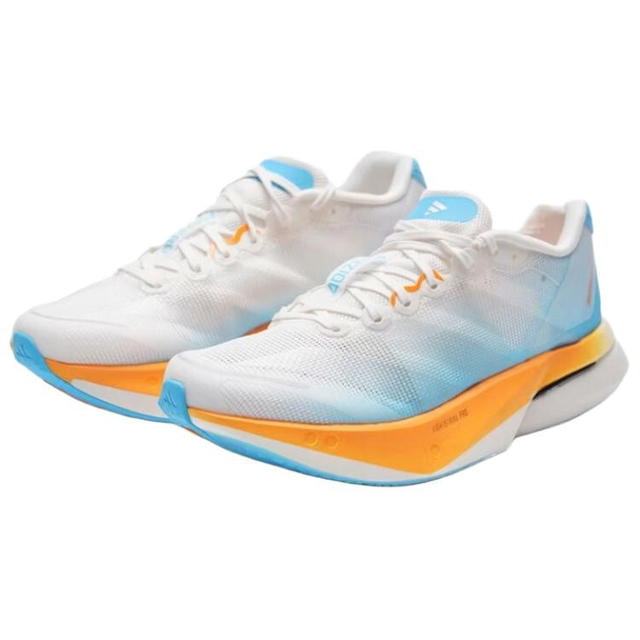 adidas adidas Adizero Boston 13 - White/Blue/Orange - view 2