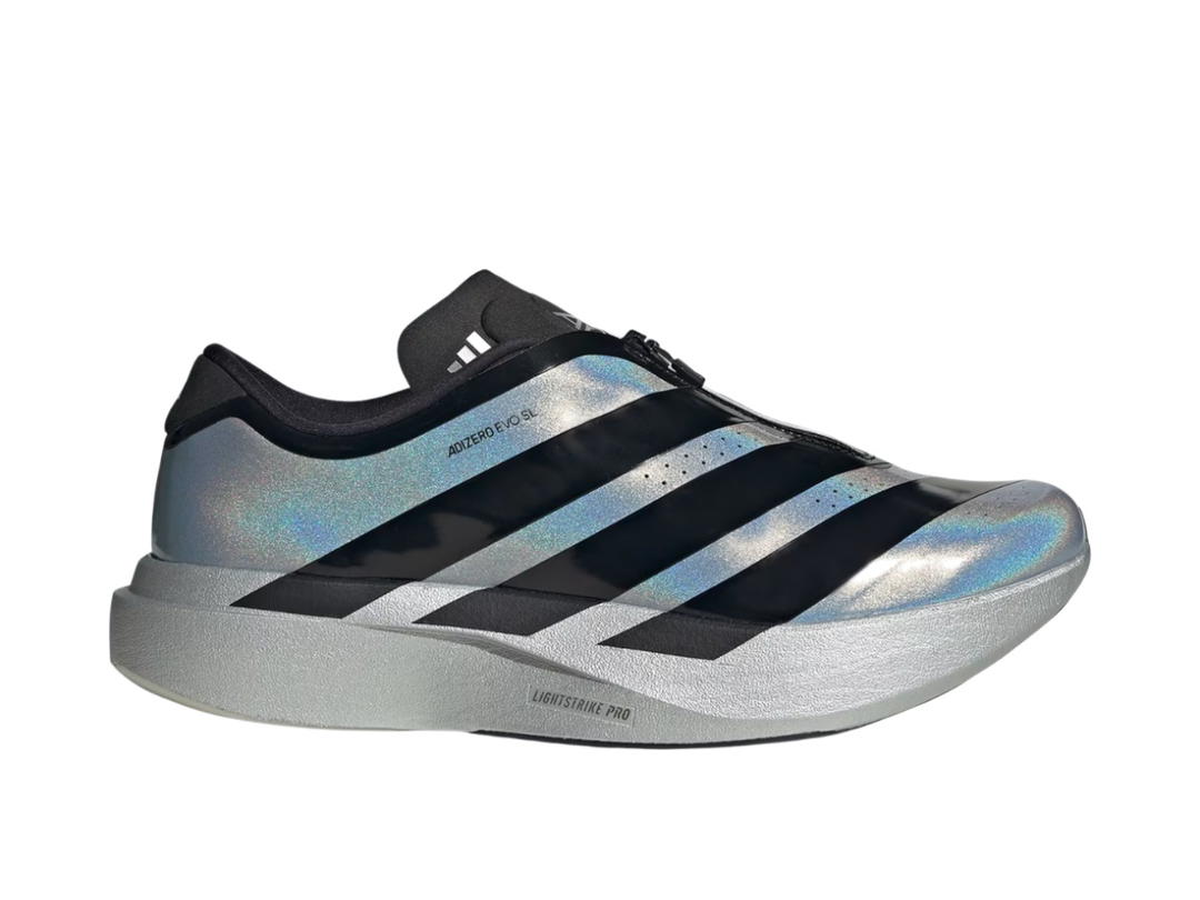 adidas adidas Adizero EVO SL ZIP Silver Metallic Core Black Halo Silver (Women's)