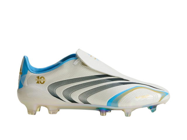 adidas adidas F50 TUNIT Firm Ground Football Boots Core White Night Navy Gold Metallic - view 1