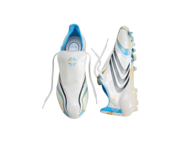 adidas adidas F50 TUNIT Firm Ground Football Boots Core White Night Navy Gold Metallic - view 2