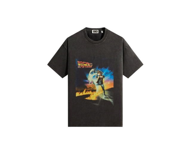 Kith Kith For Back to the Future Chrome Title Vintage Tee Black - view 1