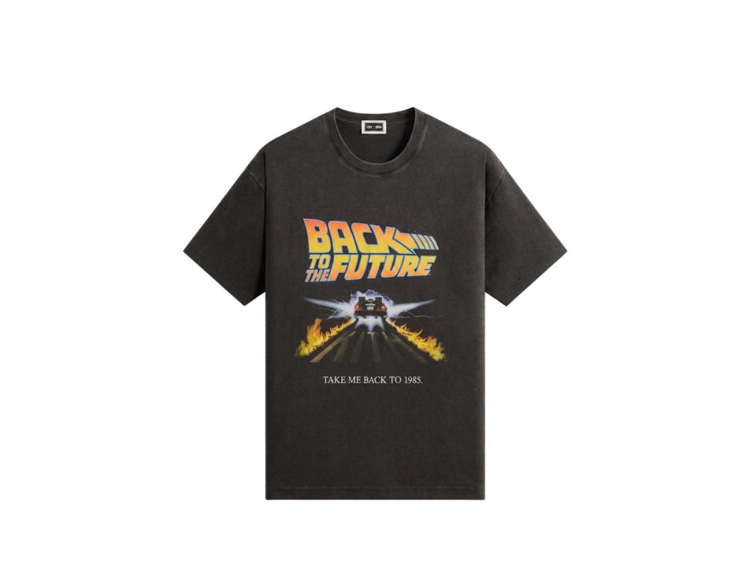 Kith Kith For Back to the Future Back to 1985 Vintage Tee Black
