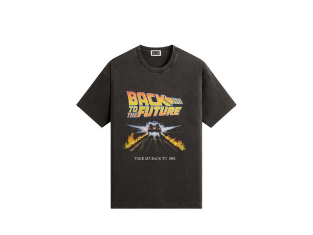 Kith Kith For Back to the Future Back to 1985 Vintage Tee Black - view 1