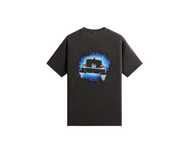 Kith Kith For Back to the Future DeLorean Front Back Vintage Tee Black - view 2