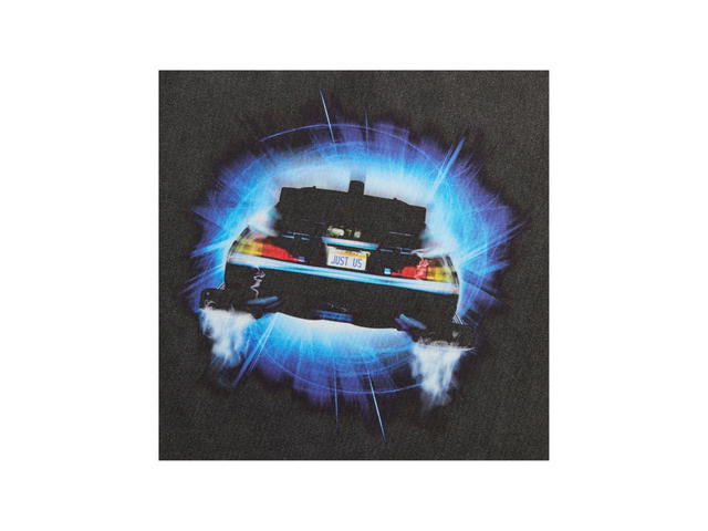 Kith Kith For Back to the Future DeLorean Front Back Vintage Tee Black - view 4