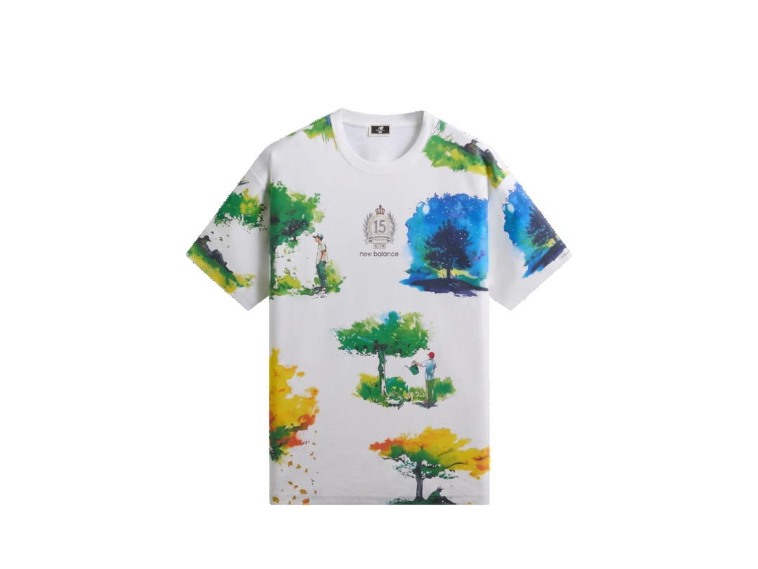 Kith Kith X New Balance Watercolor Quinn Tee White