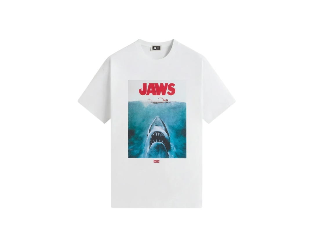 Kith Kith JAWS Main Poster Vintage Tee Bright White