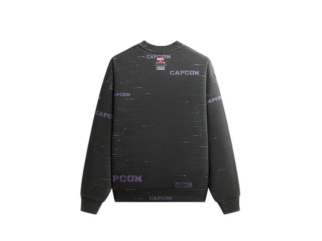 Kith Kith x Marvel vs. Capcom Character Select Vintage Nelson Crewneck Black - view 2