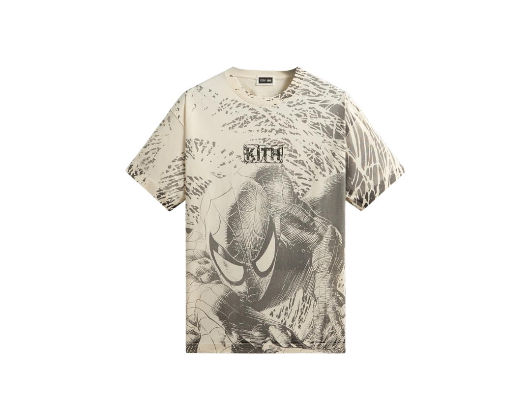 Kith Kith Spiderman All-Over Printed Vintage Tee Black