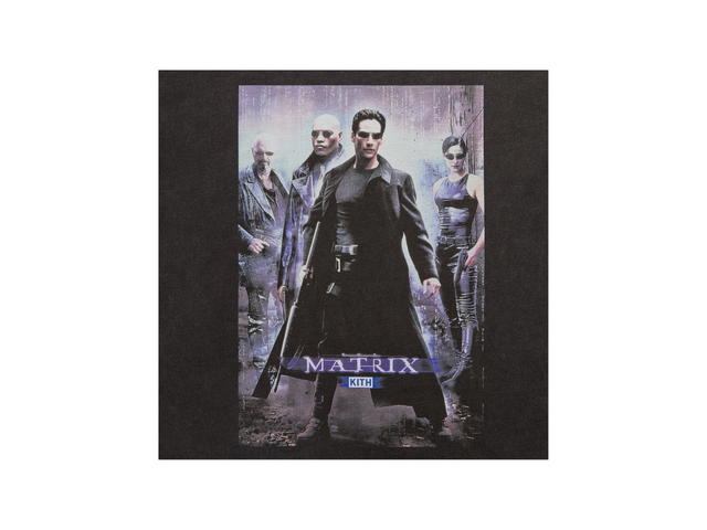 Kith Kith For The Matrix Poster Vintage Tee Black - view 3