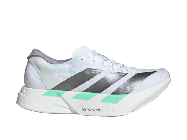 adidas adidas Adizero Adios Pro 4 Cloud White Iron Metallic Pulse Mint (W) - view 1