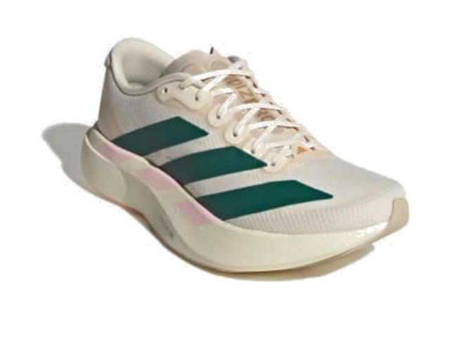 adidas adidas Adizero Evo Sl Running Shoes Wonder White Collegiate Green Clear Pink (Women's) - view 4