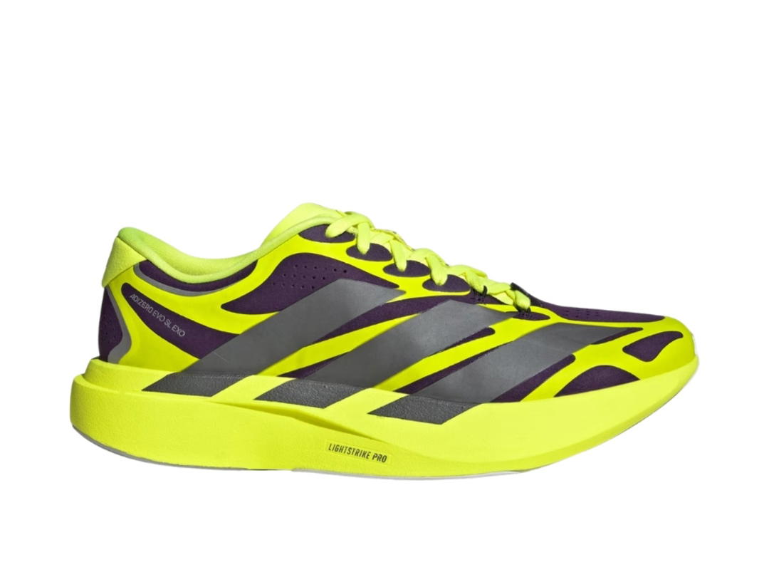 adidas adidas Adizero Evo SL Exo Aurora Plum Iron Metallic Solar Yellow