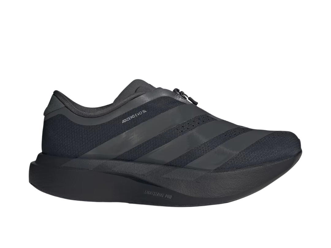 adidas adidas Adizero EVO SL Zip Core Black Grey Six Silver Metallic (Women's)