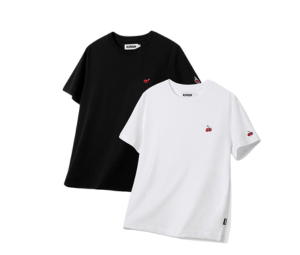 Buy KIRSH Small Cherry Standard T-Shirt 2 Pack White Black at Sasom – Authentic and Ready to Ship