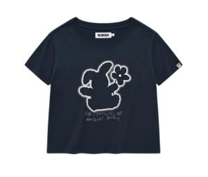 Buy KIRSH Witty Bunny Crop Modal T-Shirt Dark Navy at Sasom – Authentic and Ready to Ship