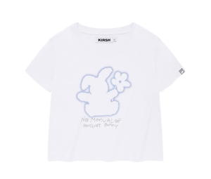 Buy KIRSH Witty Bunny Crop Modal T-Shirt White at Sasom – Authentic and Ready to Ship
