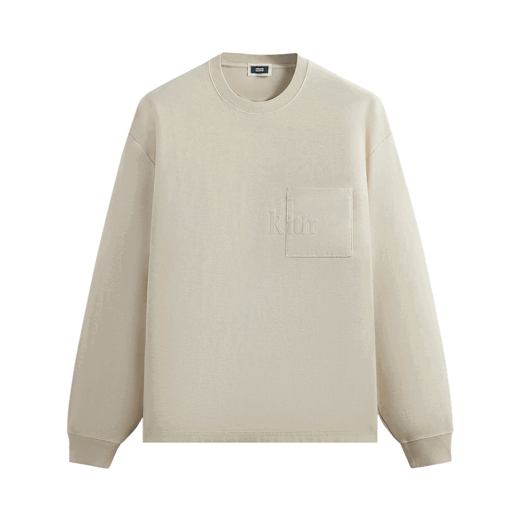 Buy Kith Long-Sleeve Quinn Tee 'Sediment' at Sasom – Authentic and Ready to Ship