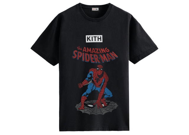 Kith Kith Marvel Spider-Man Allies Vintage Tee Black - view 1