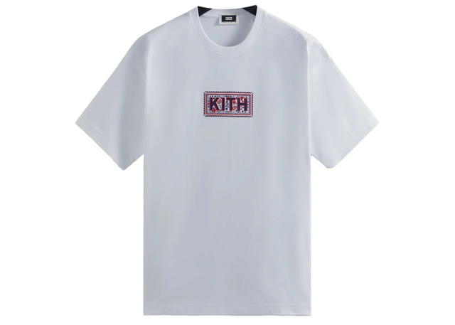 Kith Kith Needlepoint Classic Logo Tee White - view 1