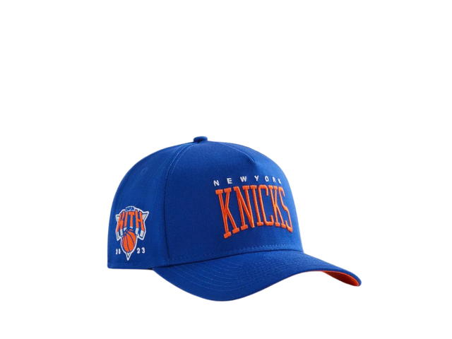 Kith Kith New Era for the New York Knicks Cotton 9FORTY A-Frame Snapback Royal - view 2