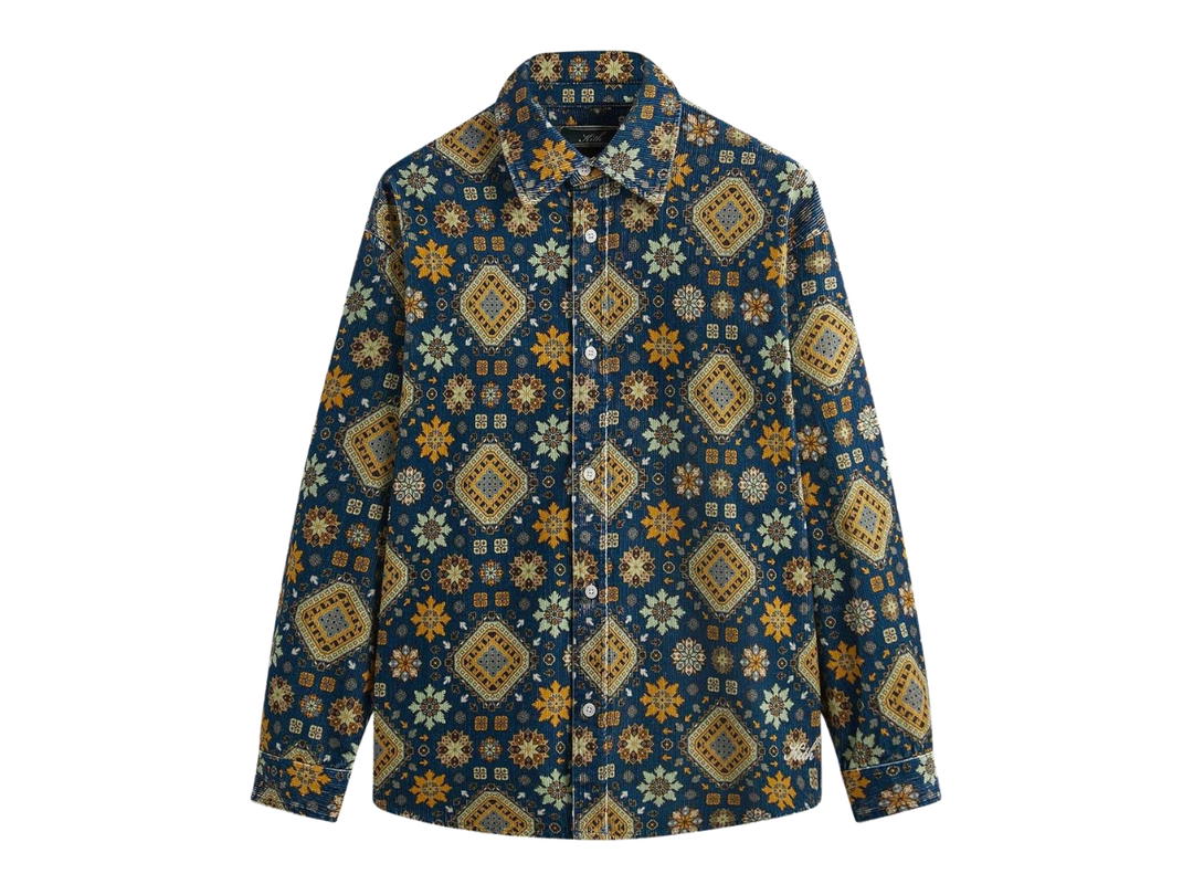 Kith Kith Printed Wide Wale Cord Apollo Shirt Soul