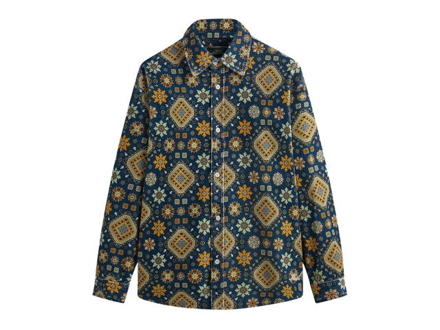Kith Kith Printed Wide Wale Cord Apollo Shirt Soul - view 1