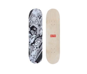 Buy Kith Spider-Man City Scene Skateboard Deck at Sasom – Authentic and Ready to Ship