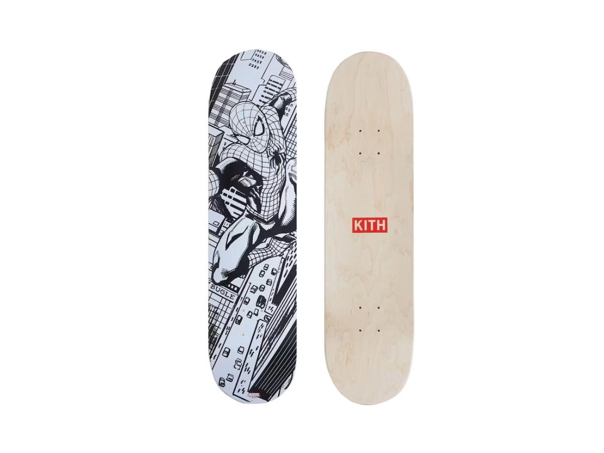 Kith Kith Spider-Man City Scene Skateboard Deck